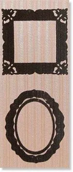 Декор DEC.SCARLATTI CORNICE B SU ROSA