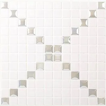 Мозаика Mixed Trento Edna White (на сетке)