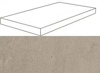 Угловая ступень 620070001106 W. Silve Grey Scalino Angolare Sx левая