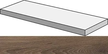 Угловая ступень ECO CHIC ANG.TOP DX BROWN RET правая (PF60006673)