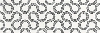 Настенная плитка Spin White-Black Geo (O-SPI-WTU441)