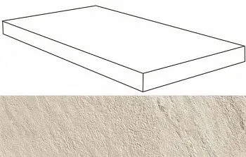 Угловая ступень Era Ivory Scalino Angolare Dx правая