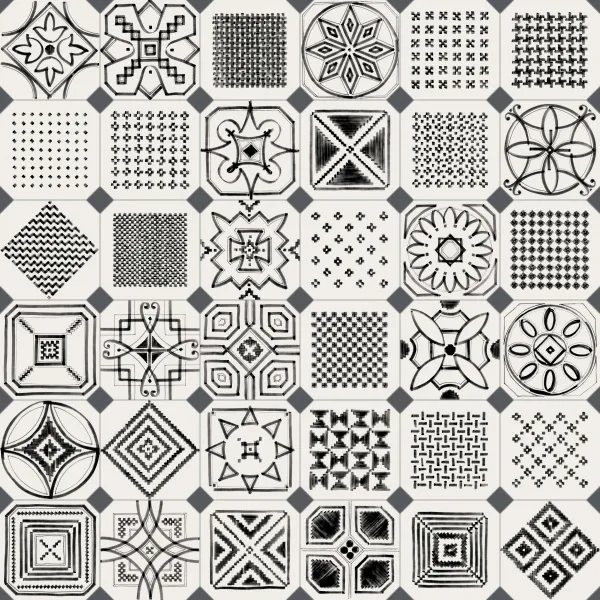 Декор Octogono Variette Sombra (изображение)