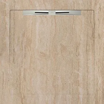 Керамический душевой поддон TRAVERTEN GOLD - SLOPE LINE 90