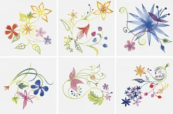 Декор PRIMAVERA COLORE 2 BE 20 (комплект 6)