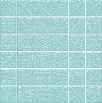 Настенная плитка Ла-Виллет 21026 бирюзовый