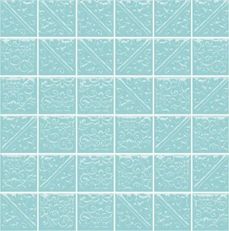 Настенная плитка Ла-Виллет 21026 бирюзовый (изображение)