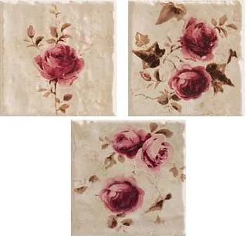 Декор Petite Avorio Rose (комп/3шт)