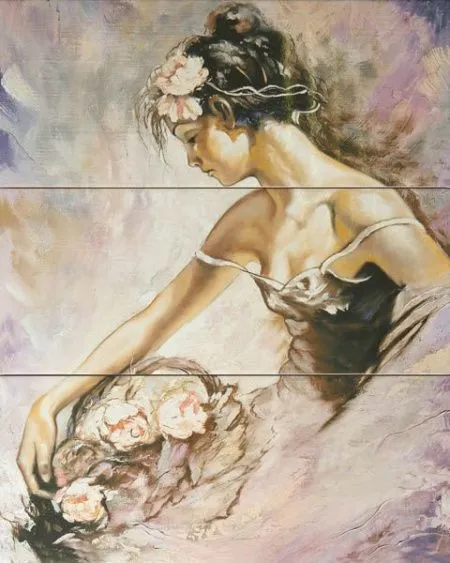 Панно Arabeski purple panno 01(комплект из 3 шт) (010301001725) (изображение)