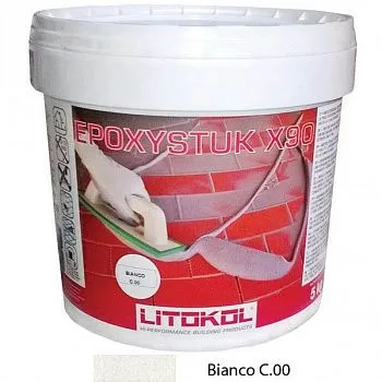 Epoxystuk X90 C.00 белый (ведро 4,5кг+ведро 0,5кг)