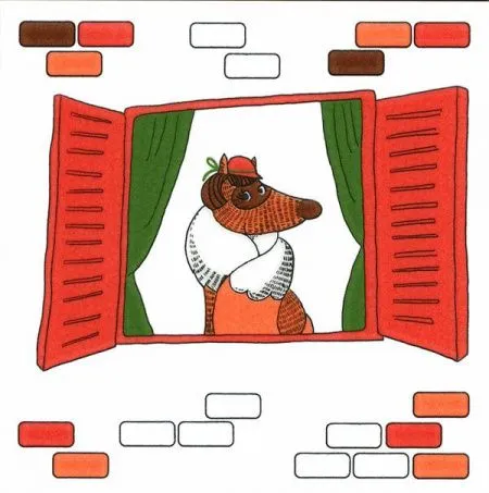 Декор NT\A05\5155 Веселая семейка Лиса (изображение)