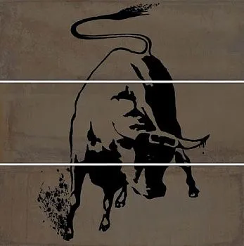 Панно Раваль Бык (VB/A21/3x/13062R)