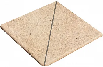 Угл.ступень Cart.Pietra de Firenze Albino curvo  (set 2 pcs)