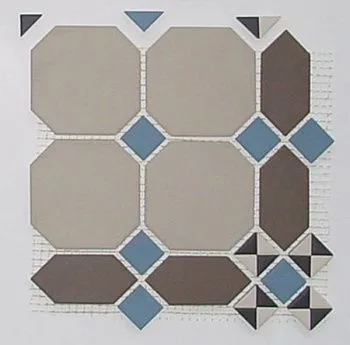 Керамогранит PARIS Stand.(Oct.01, Dot 11, Loz.29, Tr.1/4 14+16)