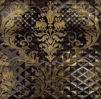 Декор DECOR DIAMANTE BLACK LUXU GOLD
