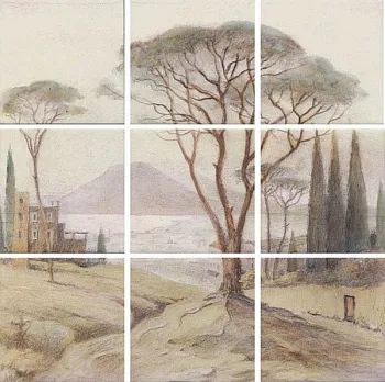 Настенное панно AD\A277\9x\1146  Амальфи (9 частей)