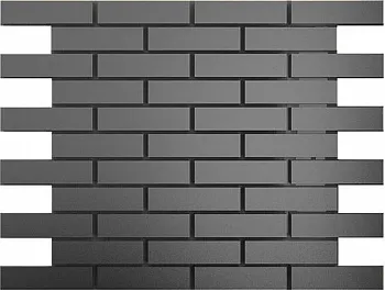 Мозаика зеркальная Графит матовый Гм8025 ДСТ  чип 80 х 25