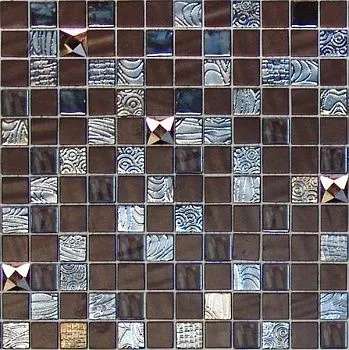Мозаика MYSTIC GLASS AGATA DIAMOND BROWN MALLA