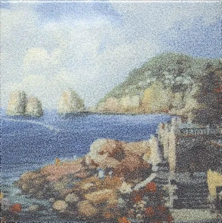 Настенный декор STG\A346\5155 Позитано Скалы (изображение)