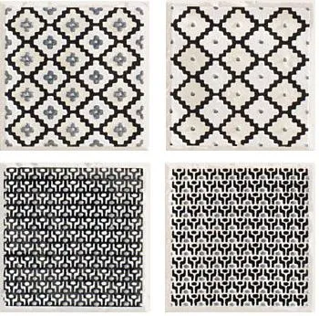 Декор Petite Bianco Trama (комп/4шт)