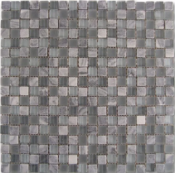 Мозаика MATERIA MOSAICO GREY-GLASS 185024 (изображение)