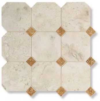 Мозайка MOSAICO NAVONA OTTAGONA WHITE