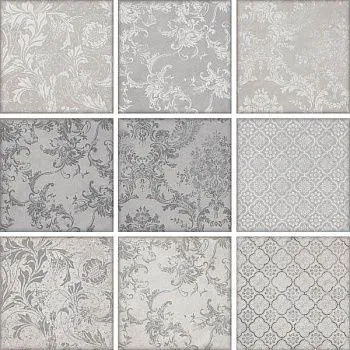 Настенная плитка 5266 Марчиана микс серый