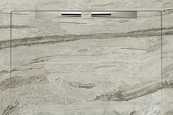 Керамический душевой поддон MISTO GREY - SLOPE NOVA LINE 120