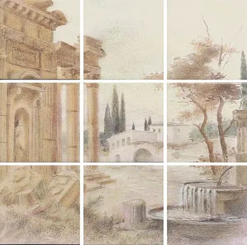 Настенное панно AD\A276\9x\1146 Амальфи (9 частей)