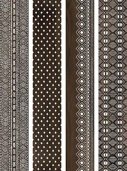 Керамогранит Про Вуд коричневый декорированный обрезной (DL550400R)