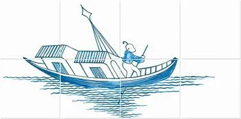 Панно Blue Willow 7 BE