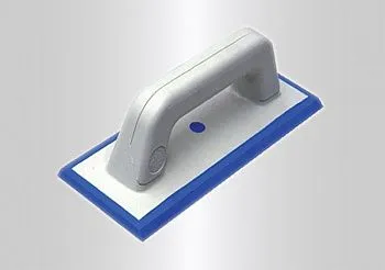 Шпатель резиновый с ручкой д/эпоксидной затирки (синий)