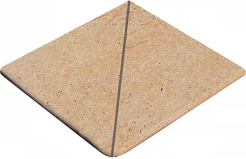 Угл.ступень Cart.Pietra de Firenze Nocciola curvo  (set 2 pcs)