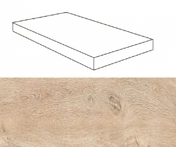 Угловая ступень 620070000869 Oak Reserve Cashmere Scalino Angolare Sx