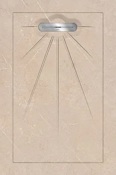 Керамический душевой поддон ARMONI BEIGE - MULTI LINEAR MASSIVE