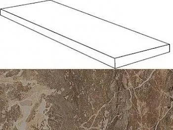 Угловая ступень Privilege Moka Scalino Angolare Dx правая 33х120