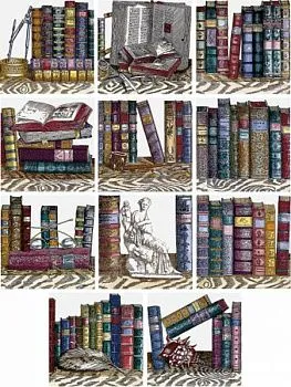 Декор LIBRERIE BE (кратно 11шт.20x20)