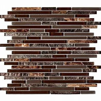 Мозаика PIX 730 из мрамора и стекла (10x48/98/148)