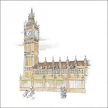 Декор A1521/5009 Биг Бен