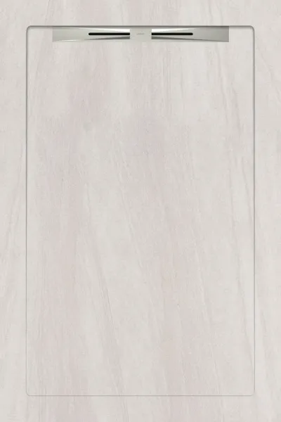 Керамический душевой поддон ARSTONE WHITE - SLOPE LINE 80 (изображение)