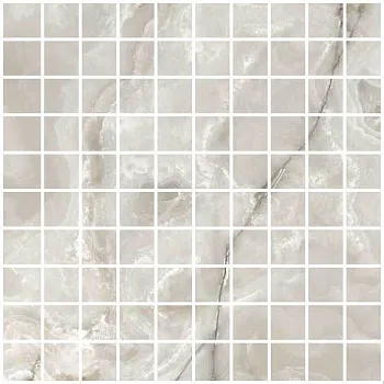 Мозаика ONYX&MORE SILVER ONYX GLO MOSAICO 3X3 (767657)
