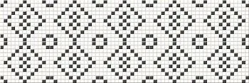Декор Pret a Porte Black&White Mosaic (O-PRP-WIU441-16)