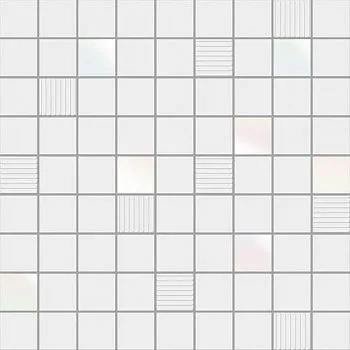 Мозаика Black&White Cubic White