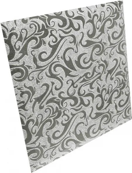 Квадратная зеркальная серебряная плитка Алладин-1 КЗСАл-1 (изображение)