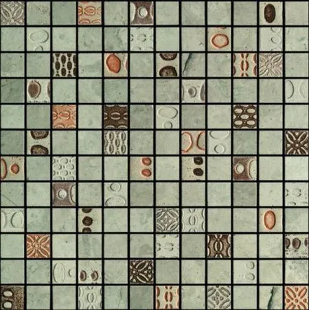 Нат.камень CHANDRA SMOKE PATINE 2 (2.5x2.5) (изображение)