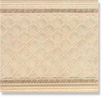 Бордюр Zocalo Capitone Crema