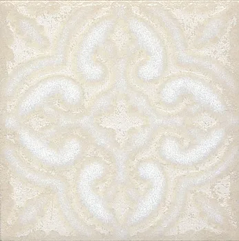 Напольная вставка STG\B408\1266H Амальфи орнамент белый