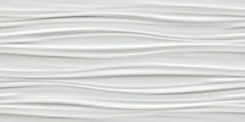 Настенная плитка 3D RIBBON WHITE MATT (8SBW)