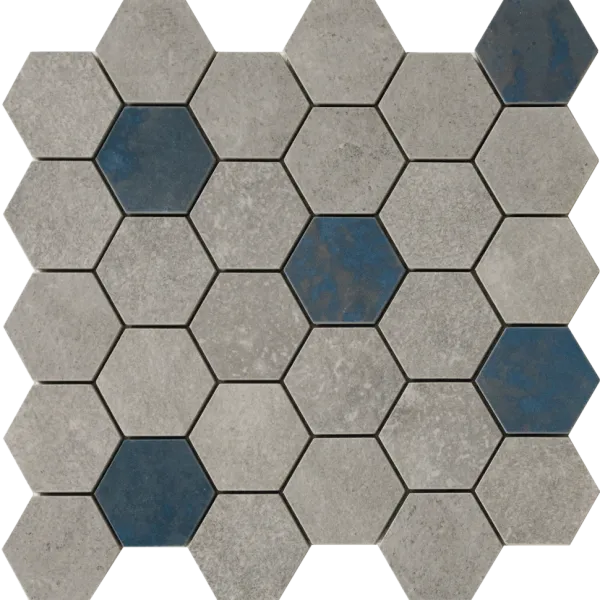 D.GRUNGE GREY HEXA