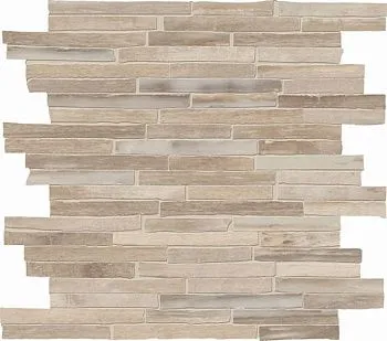 Мозаика Petrified MOSAICO BRICK BEIGE TIGER LAP